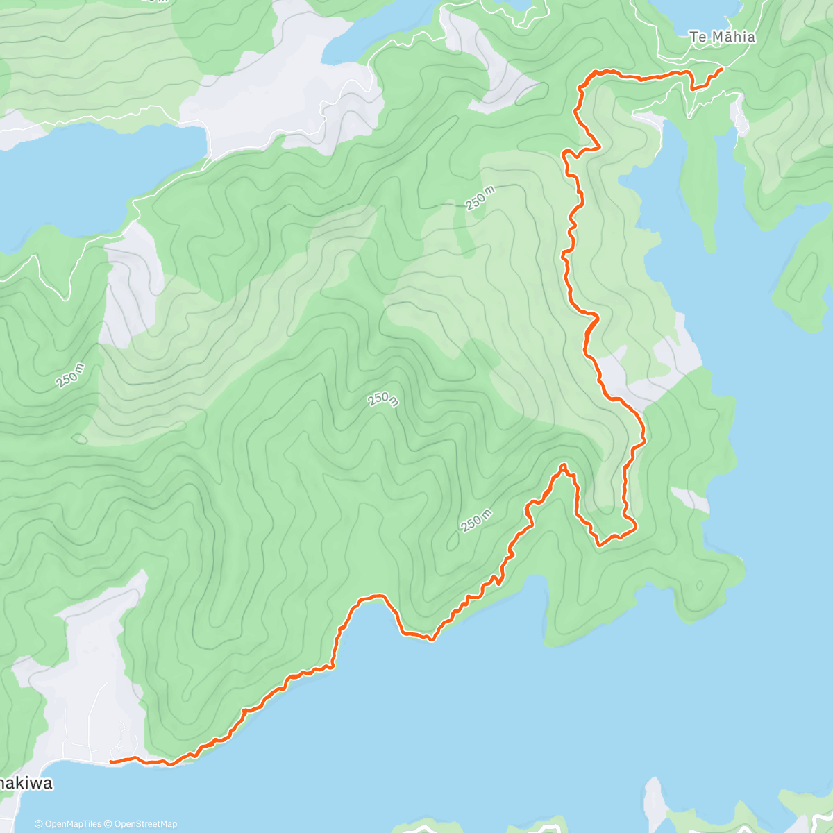 Map of the activity, Last ride of our South Island holiday 😞 but there’s always next year😀