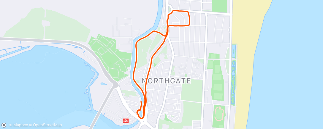 Map of the activity, Morning Run - 🤮