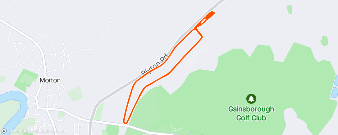 Map of the activity, Tractoring 🚜 at parkrun
