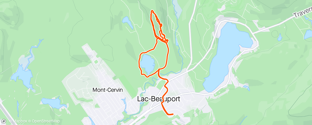 Map of the activity, La 1ere 🤩😍 Vélo et jasettes!