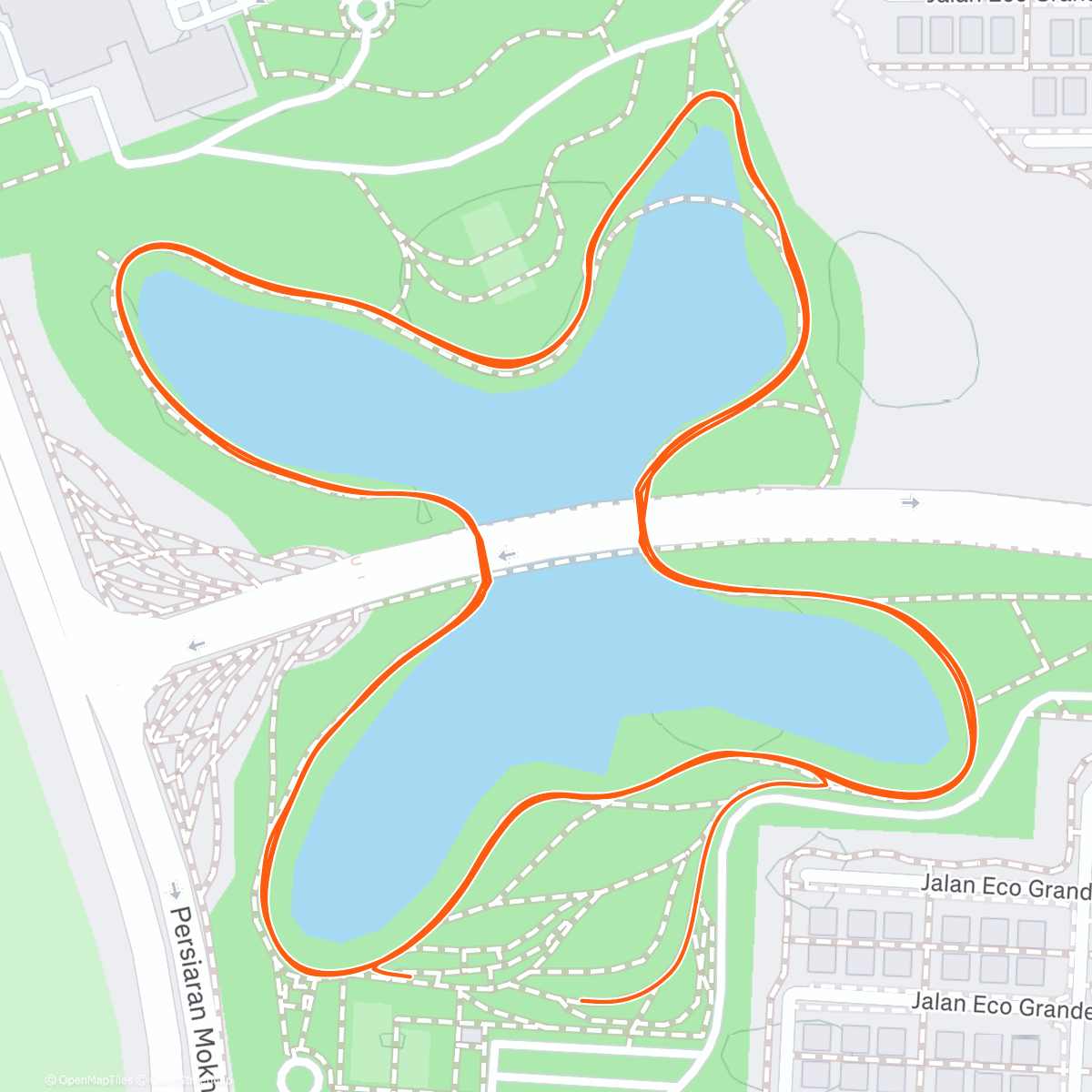 Карта физической активности (Fartlek 500M/500M (x5))