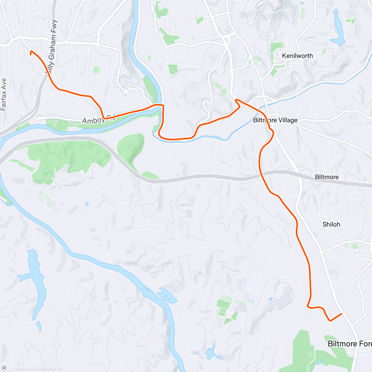 Map of the activity, Evening E-Bike Ride