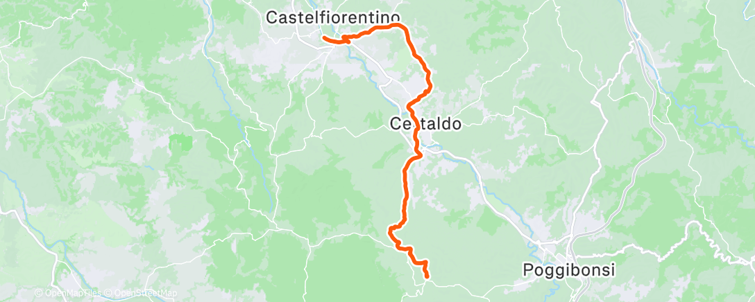 Map of the activity, Morning Ride