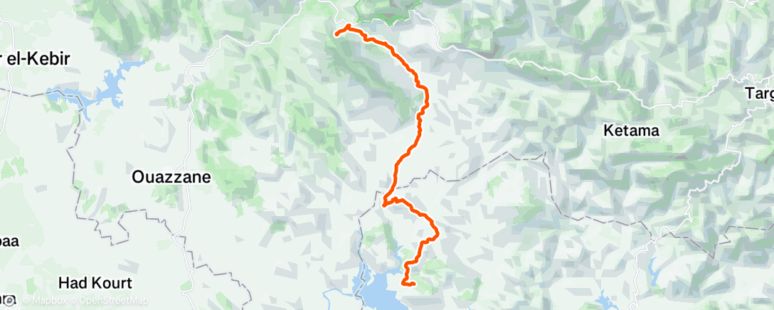 Карта физической активности (Morning Ride)