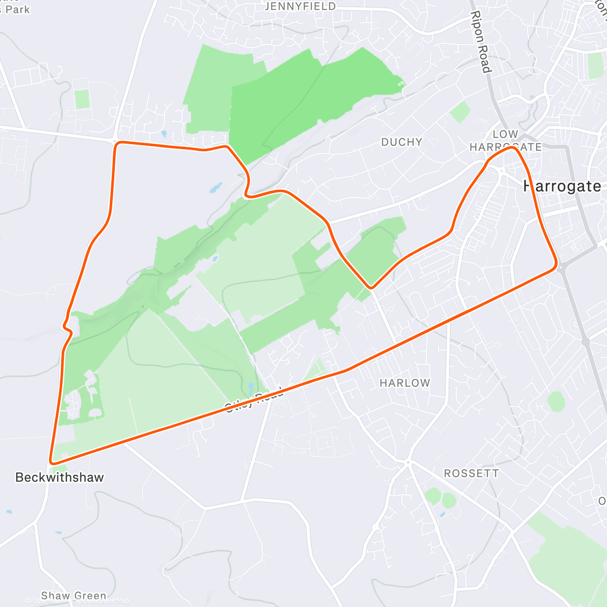 Map of the activity, Zwift - Pacer Group Ride: Tour Of Tewit Well in Yorkshire with Jacques