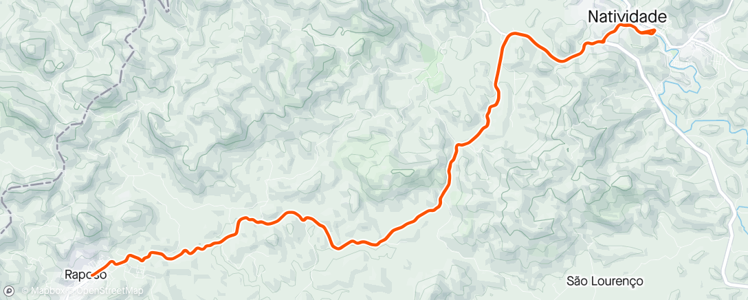 Map of the activity, Pedalada matinal - Speed