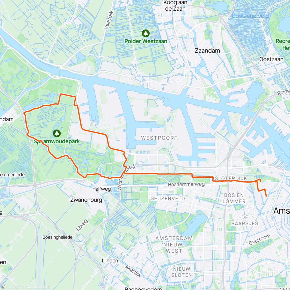 Map of the activity, Opening up