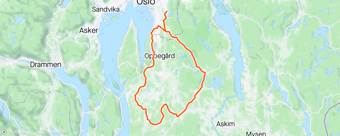 Mapa de la actividad, First of the year with Frøy