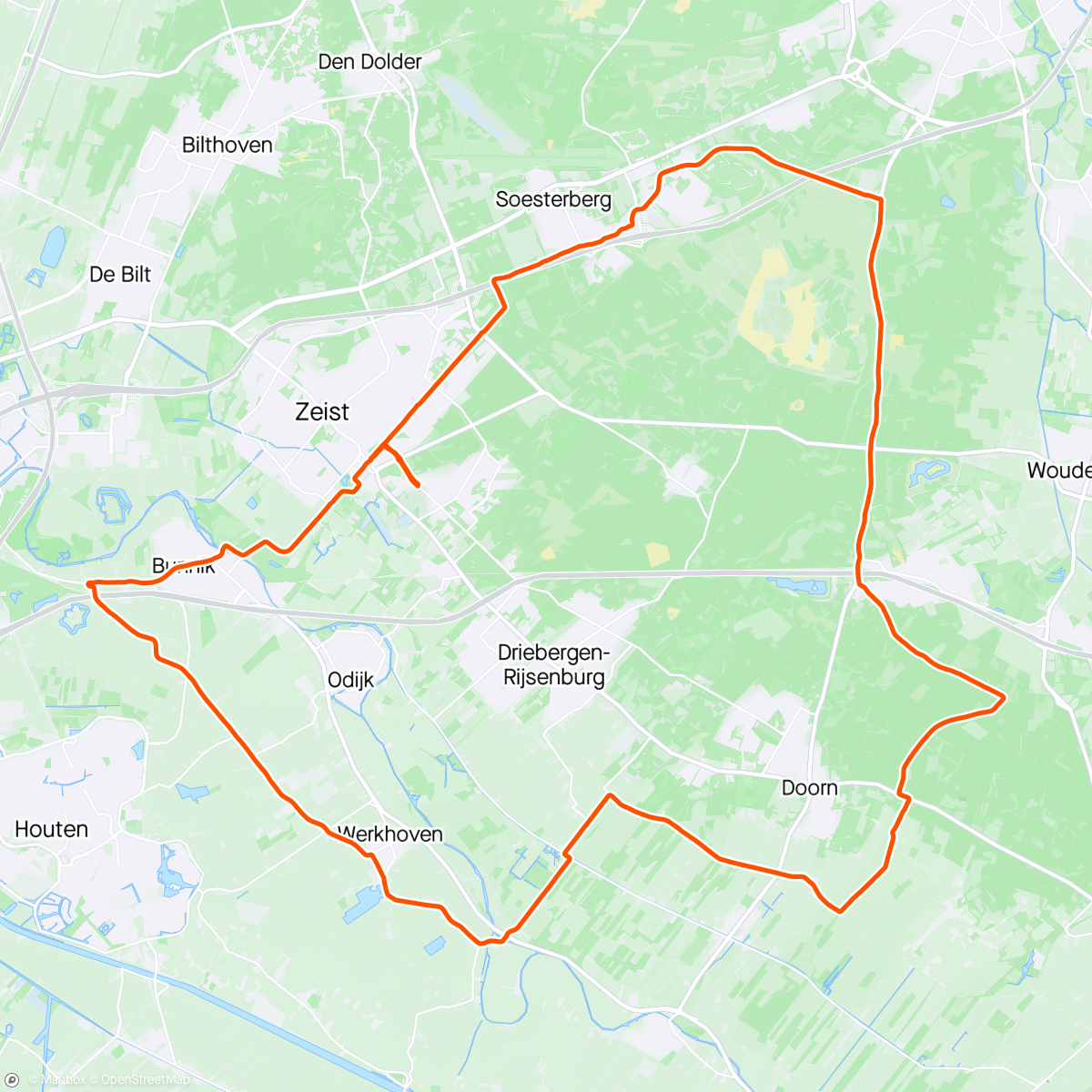Map of the activity, CZ