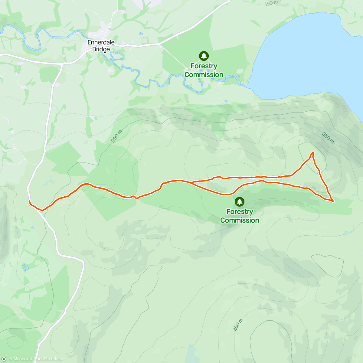 Map of the activity, Grike and Crag