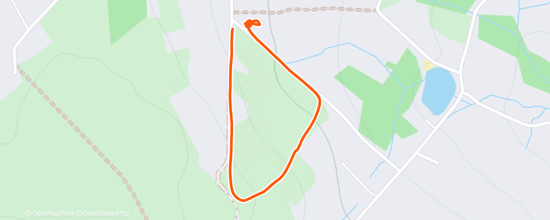 Map of the activity, Afternoon Walk