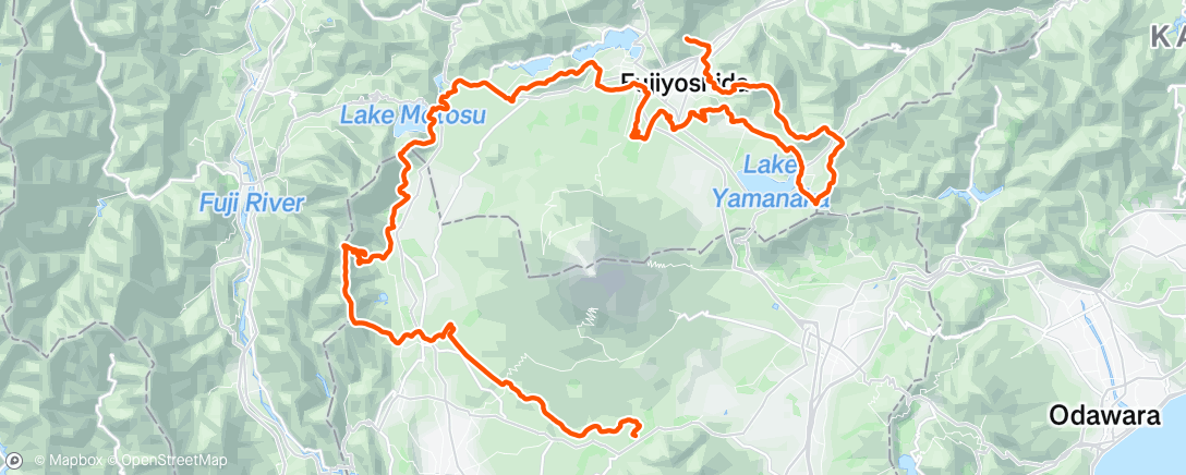 Map of the activity, Afternoon Trail Run