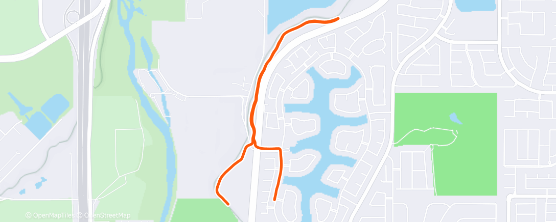 Mapa de la actividad (Morning Run)