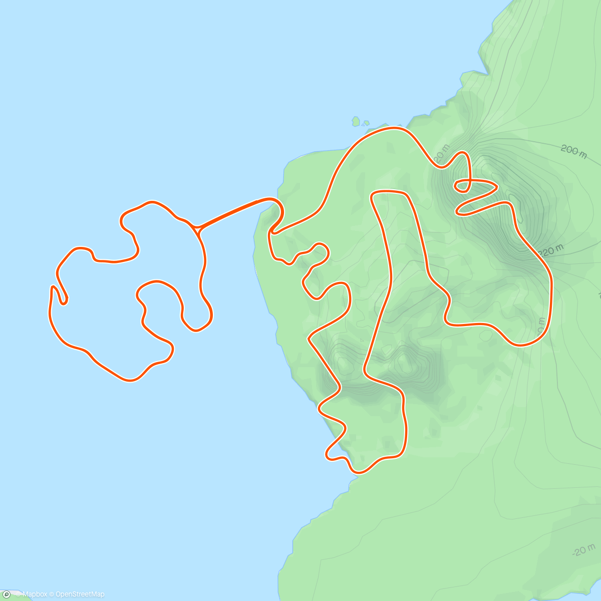 Map of the activity, Zwift - 05. Endurance Ascent on Lady Liberty in Watopia