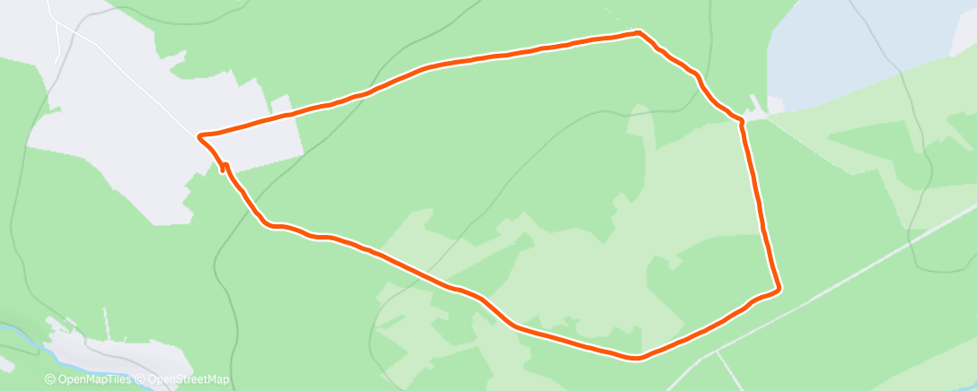 Map of the activity, Afternoon Walk