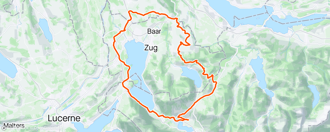 Mapa da atividade, Sarbachtal (Variante 2) Gubel Kistenpass