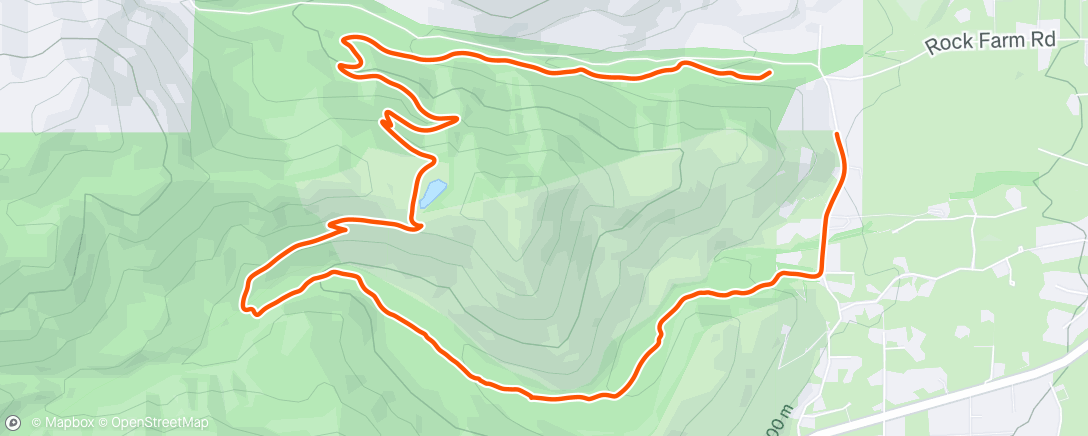 Map of the activity, Evening Ride