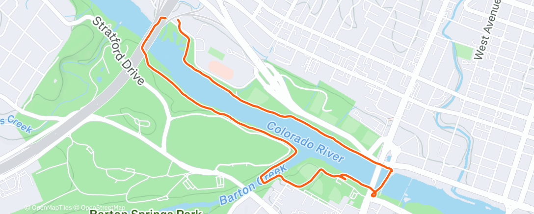Map of the activity, Morning Walk