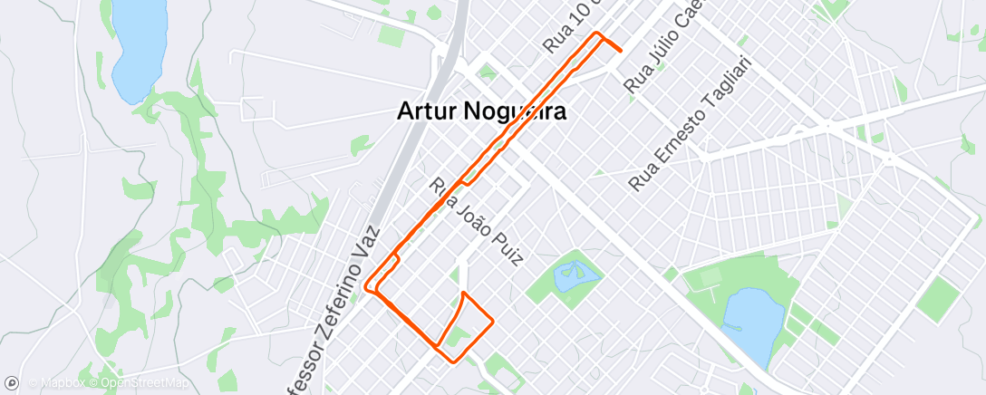 Map of the activity, Corrida Mar Fit