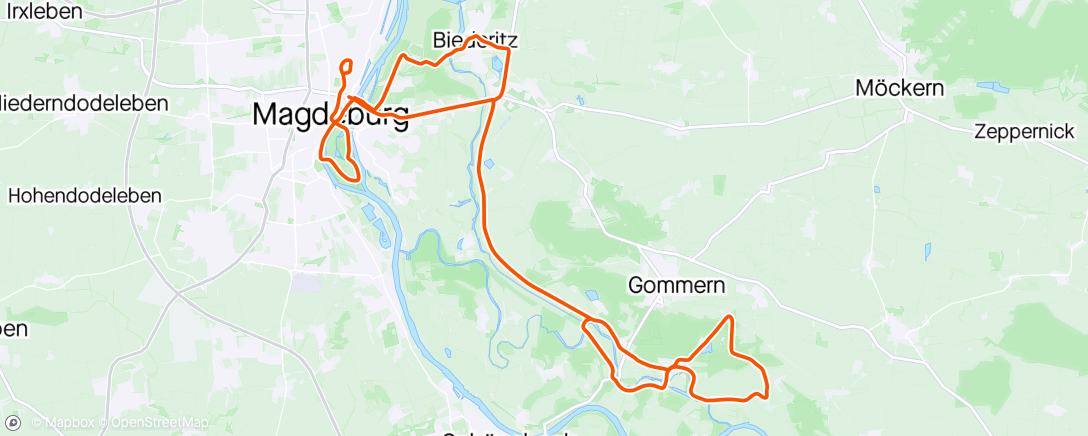 Map of the activity, Westwind-Quälerei😅