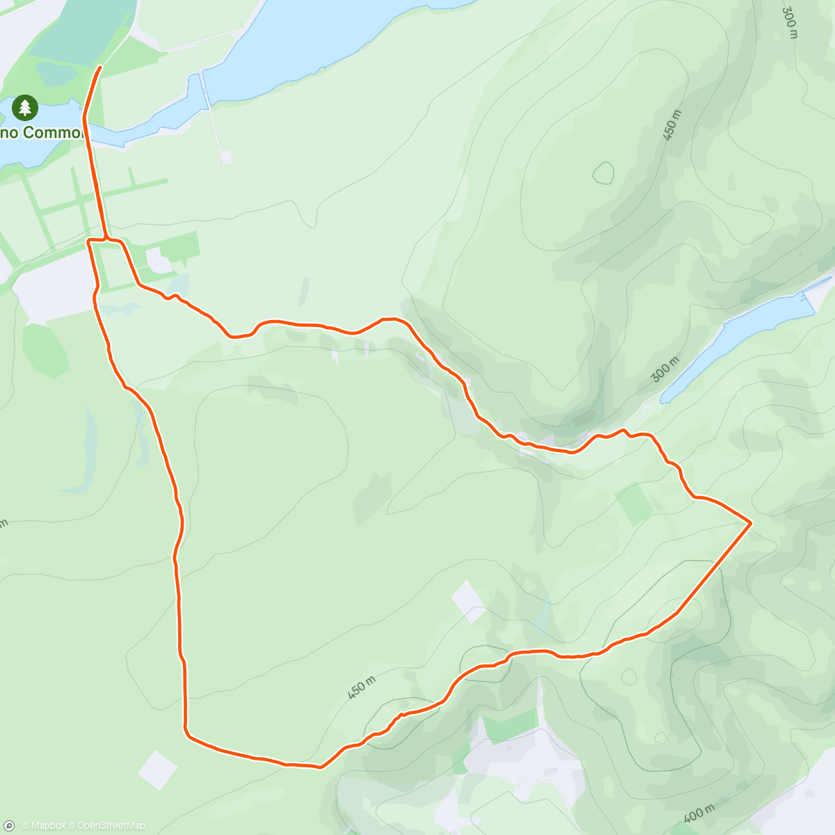 Mappa dell'attività Pentland Run
