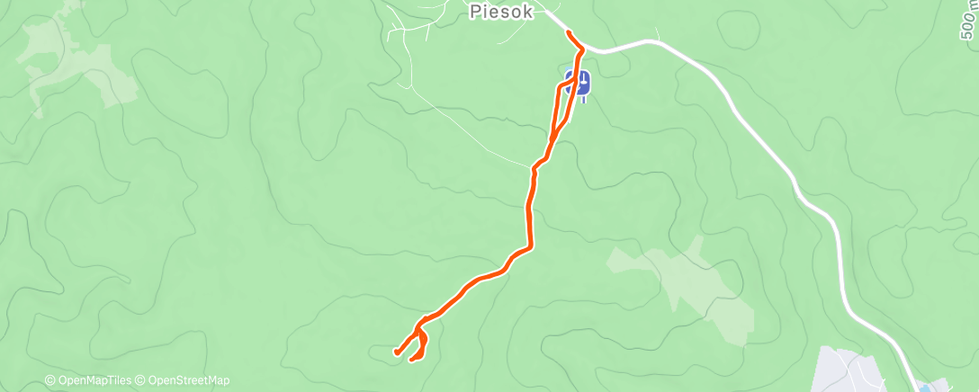 Карта физической активности (Morning Hike)