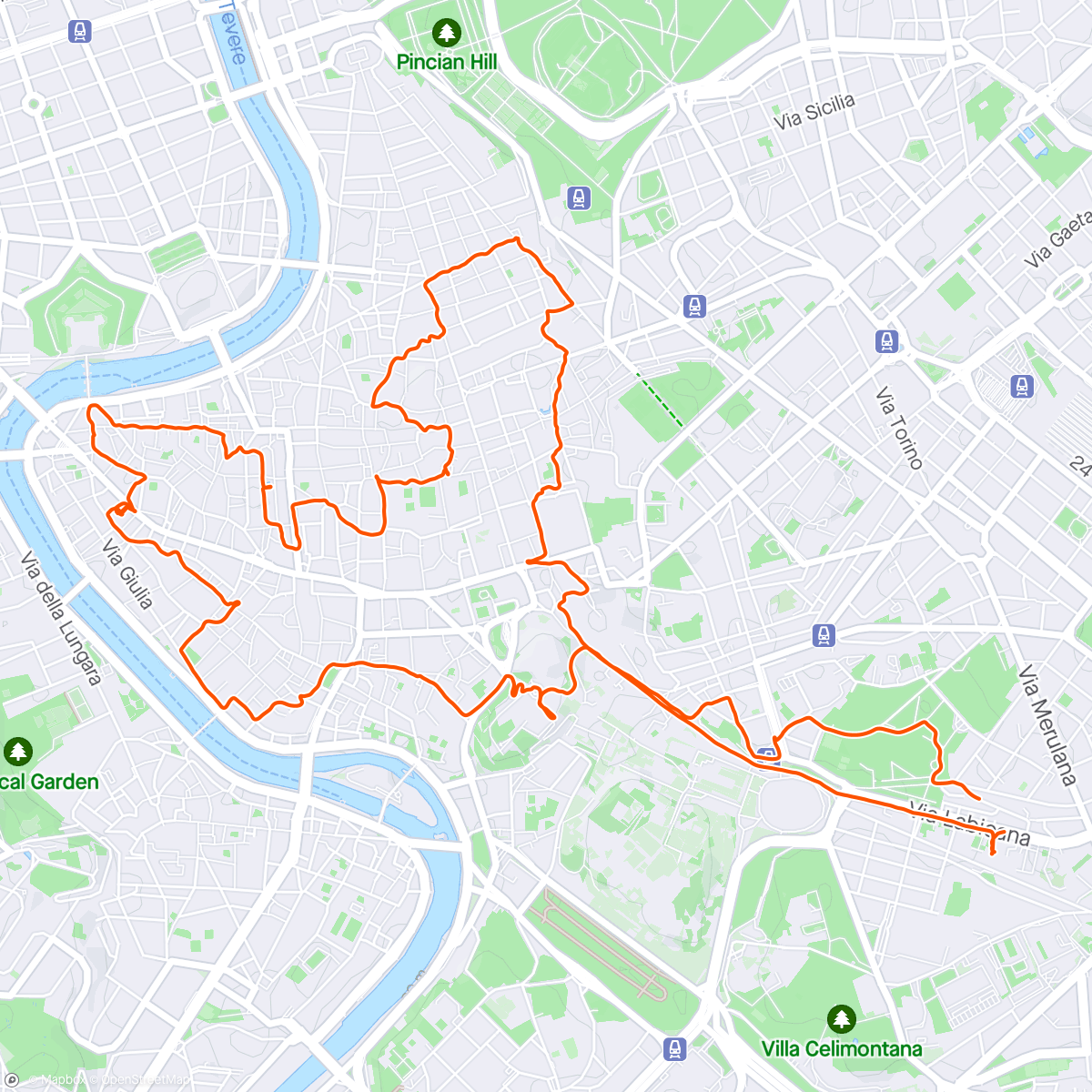 Map of the activity, E-bike tour of Rome 🇮🇹
