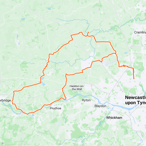 GRC Corbridge Loop | 80.9 km Road Cycling Route on Strava