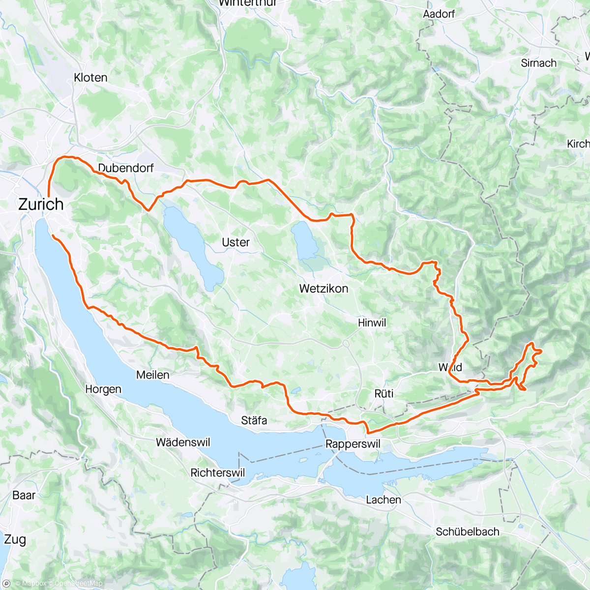Map of the activity, Remo Ride