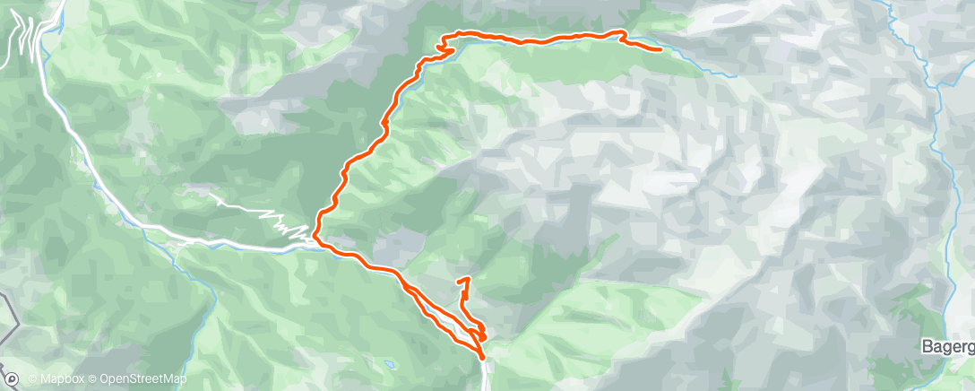 Map of the activity, Bicicleta por la mañana