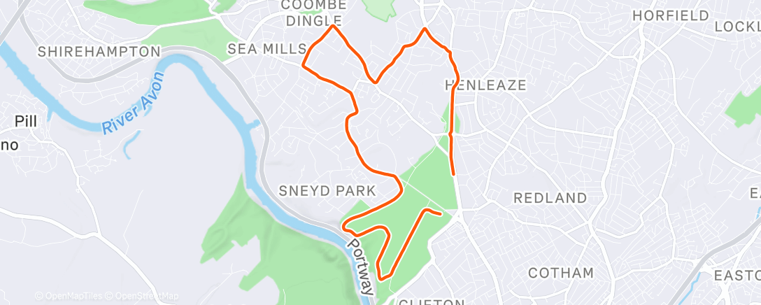 Map of the activity, Bristol