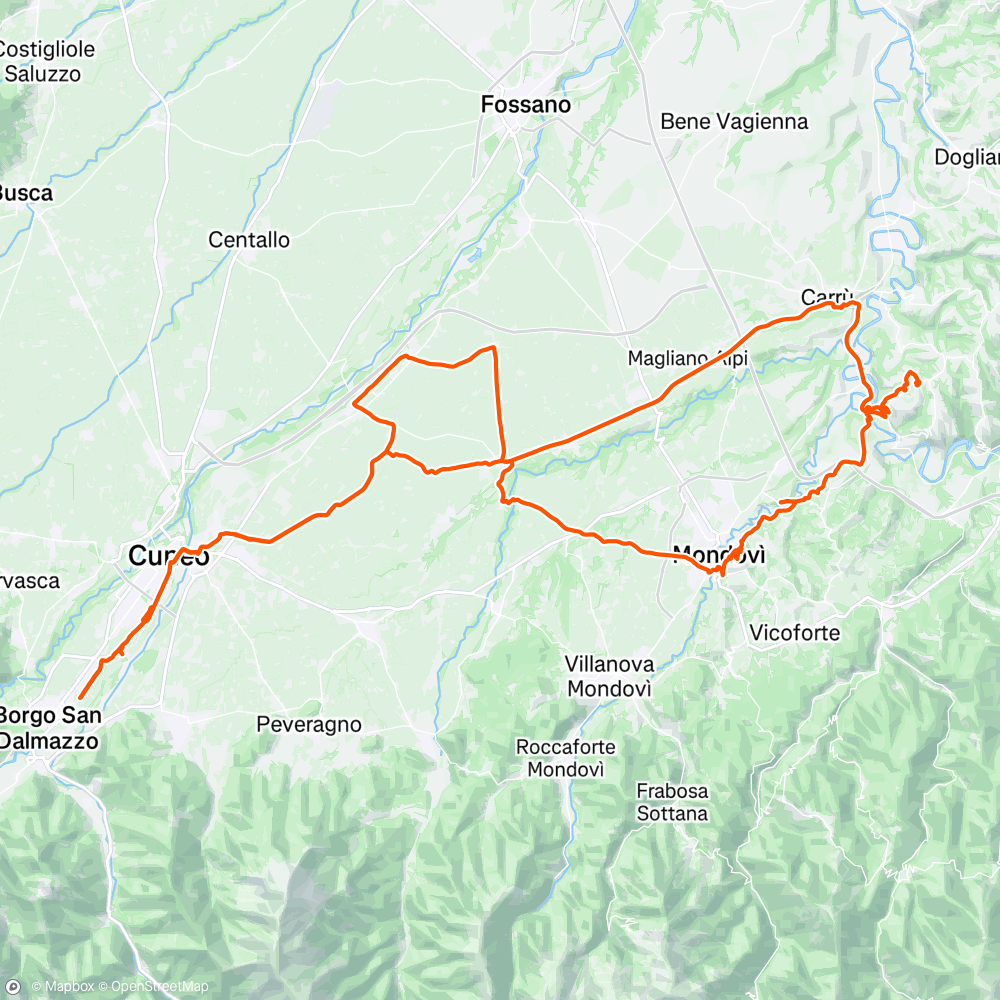 Map of the activity