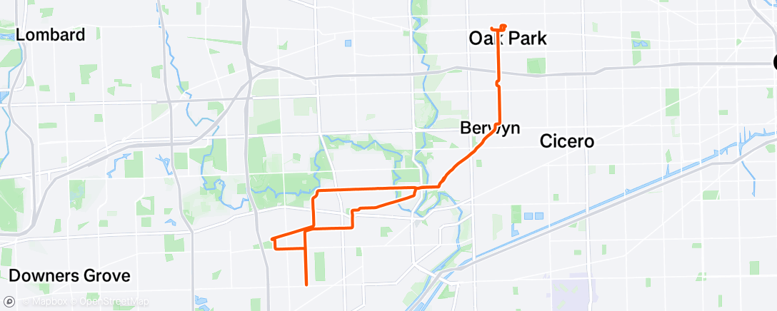 Map of the activity, Morning Ride