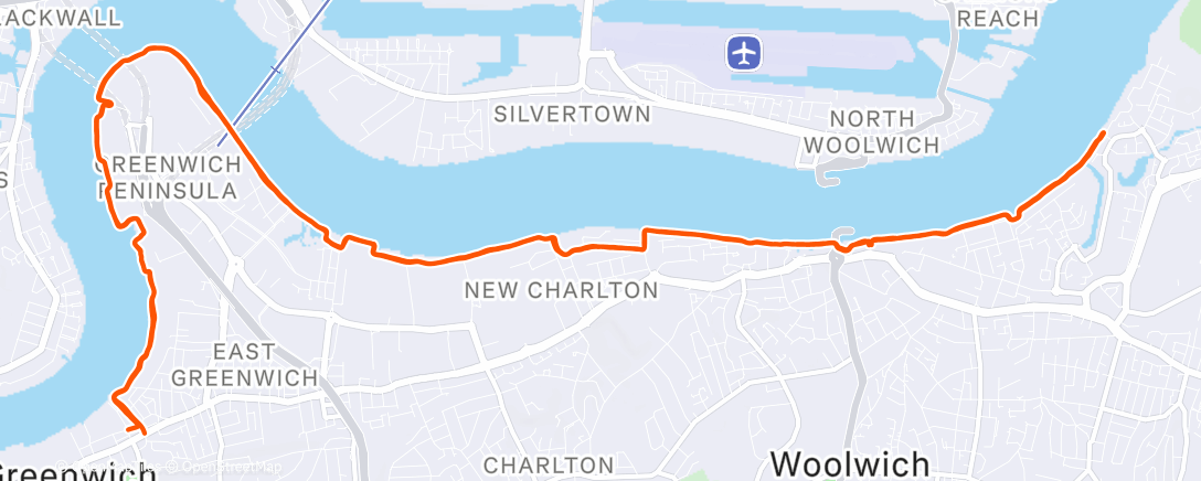 Карта физической активности (20km at ~155h/r)