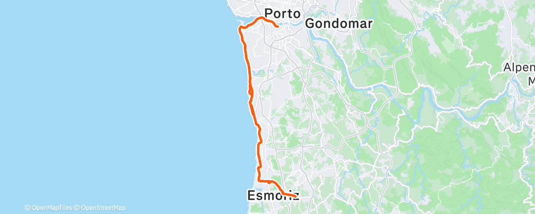 Карта физической активности (Morning Mountain Bike Ride)