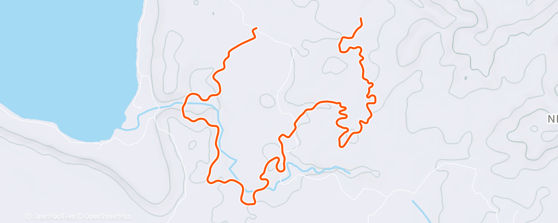 Map of the activity, Zwift - 7. Baby Bear on Sea to Tree in Makuri Islands