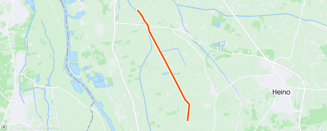 Map of the activity, Na sportschool