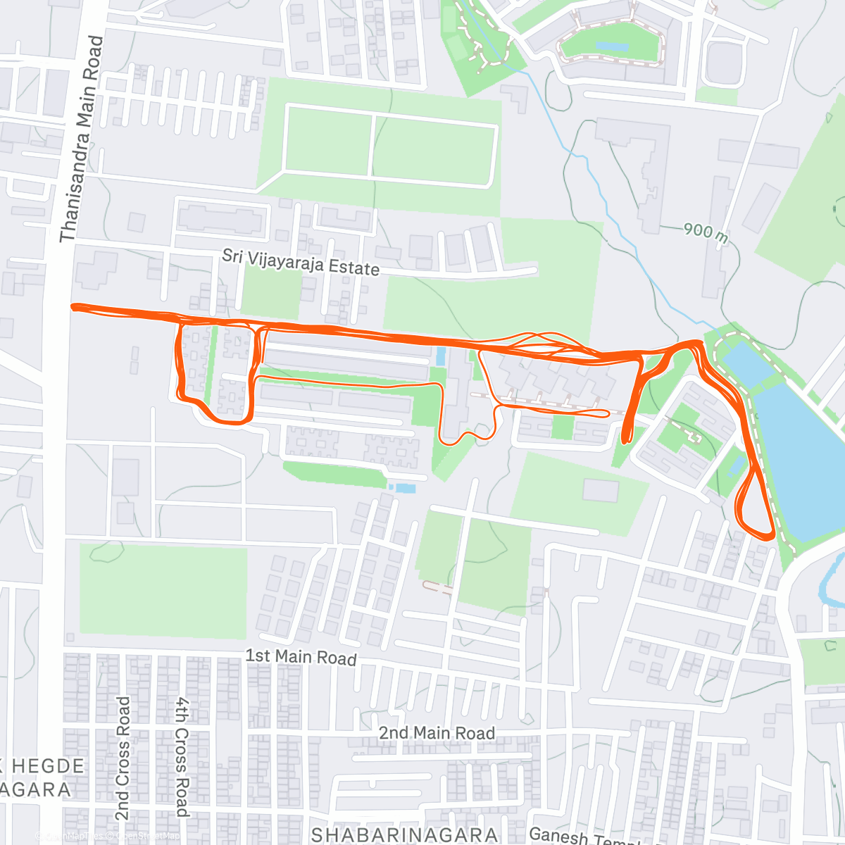 Карта физической активности (Morning Run)