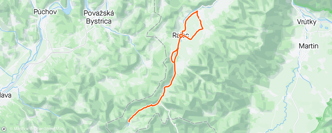 Map of the activity, Zmoknúť do Čicman 🍭