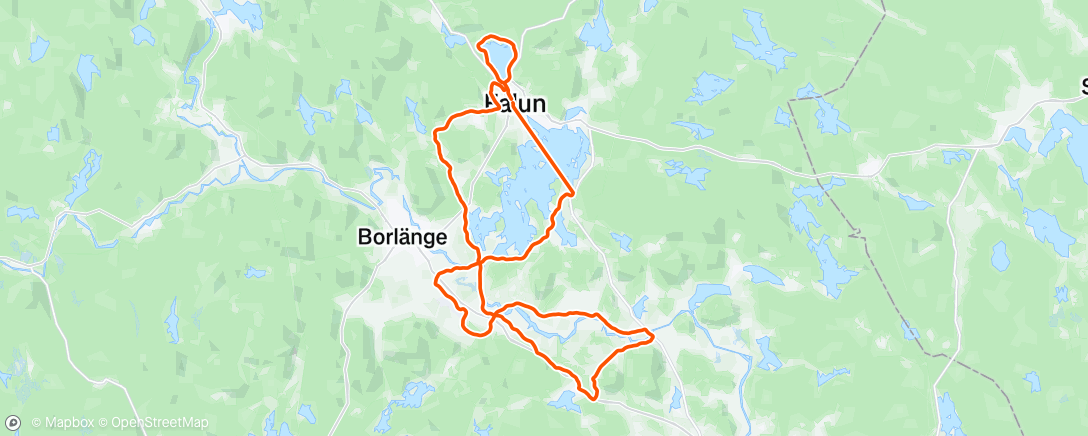 Map of the activity, Morning Ride