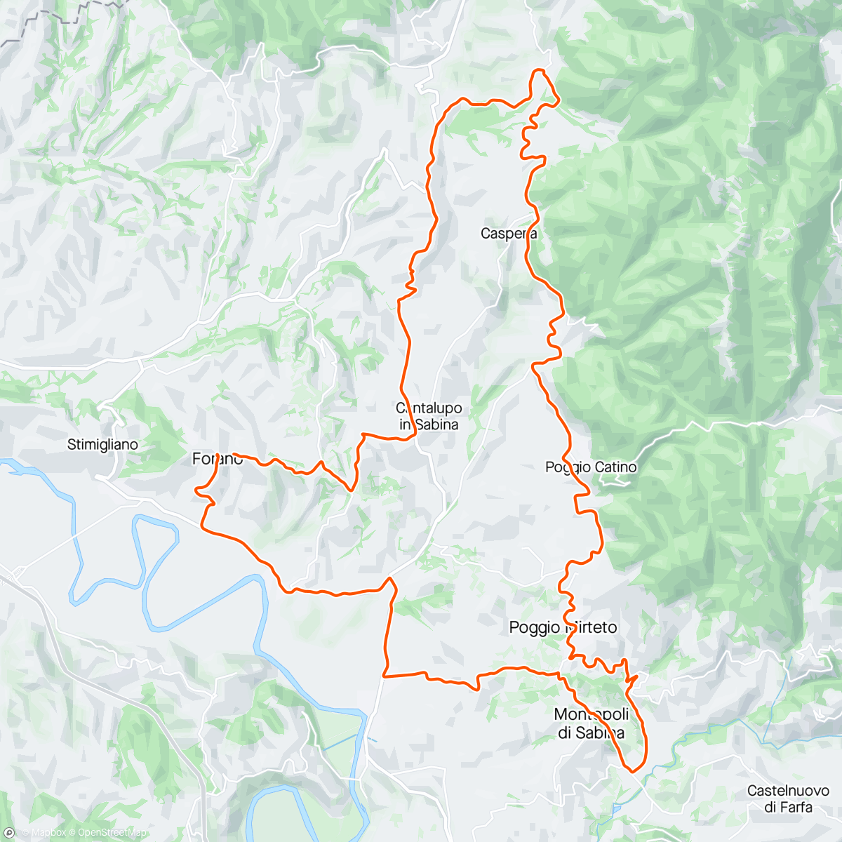 Map of the activity, No comment Ride