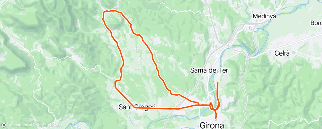 Map of the activity, Last ride with Ole 👋