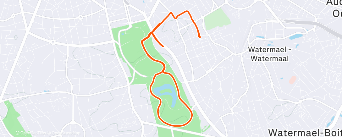 Map of the activity, Ochtendloop