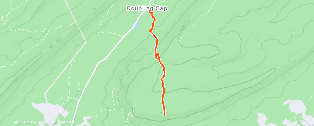 Карта физической активности (Afternoon Hike)