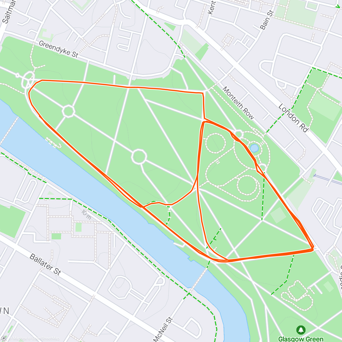 Map of the activity, Lead-Her ladies 5km