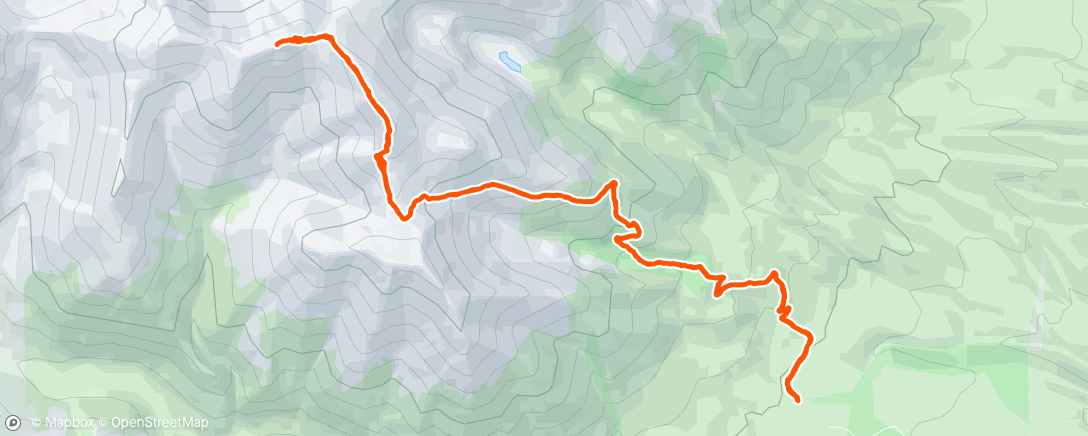 Map of the activity, Shavano and Tabeguache