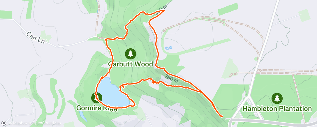 Карта физической активности (Lunch Walk)