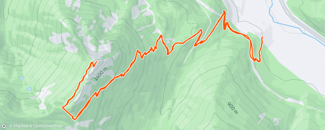 Map of the activity, McClellan Butte