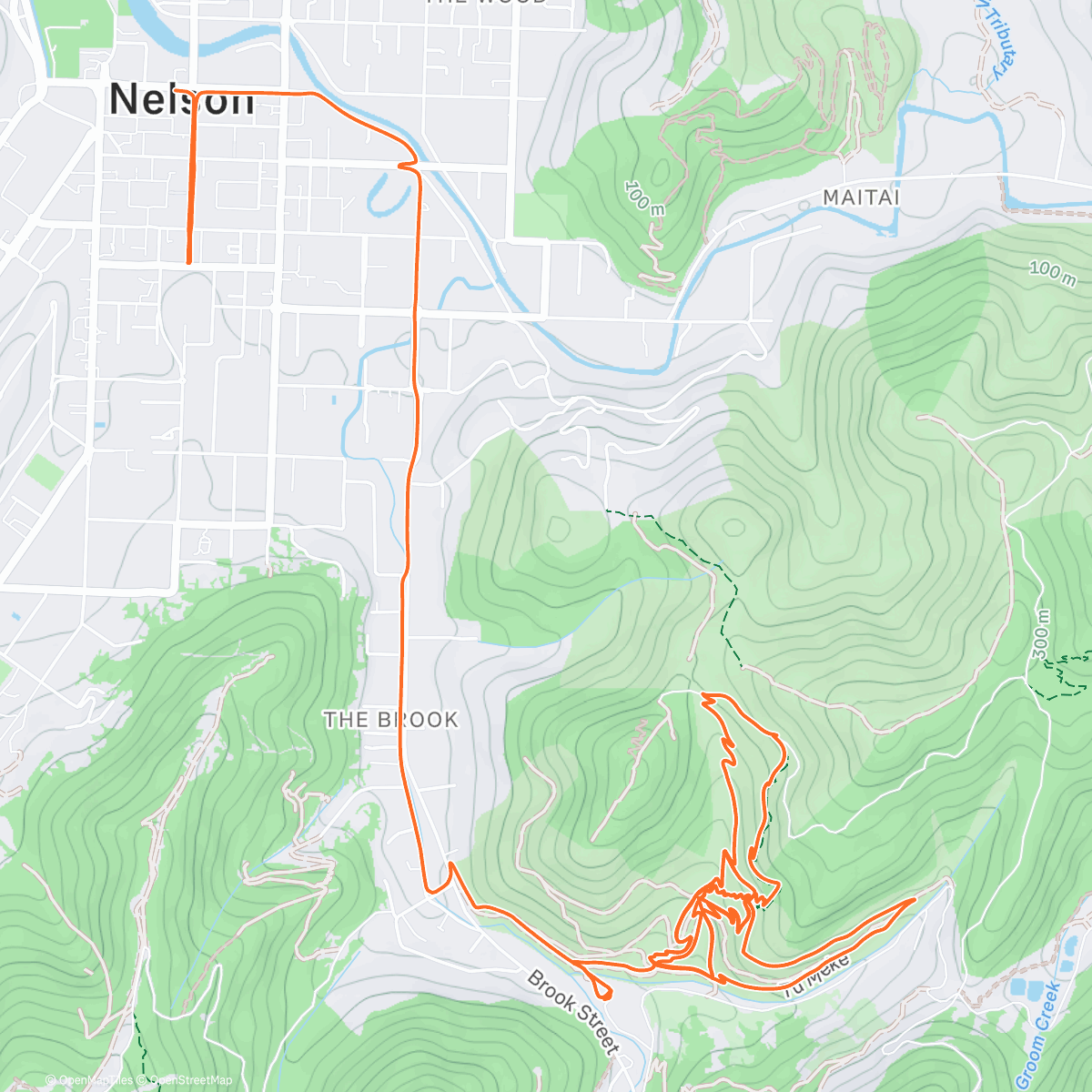 Map of the activity, Afternoon E-Bike Ride