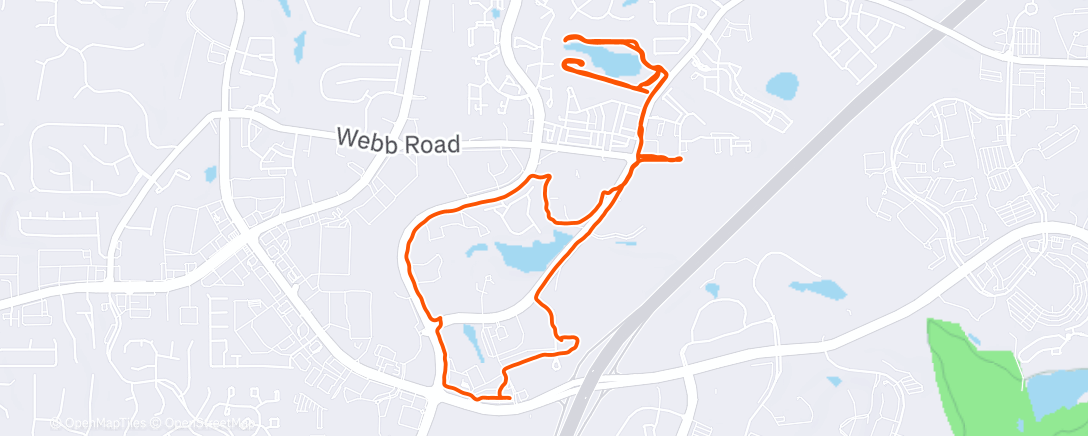 Map of the activity, Just trying to survive this soulless suburban hellscape